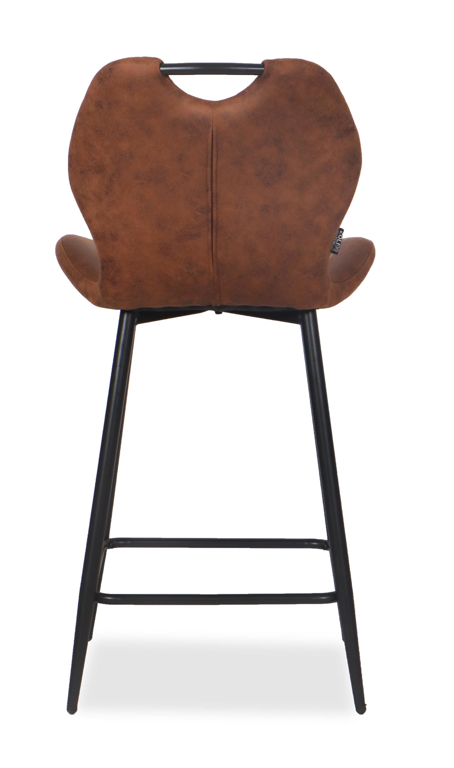 Chaise Haute Tabouret de bar en tissu anti tache, 60x48xH95CM - YAEL ( 65 cm hauteur assise)