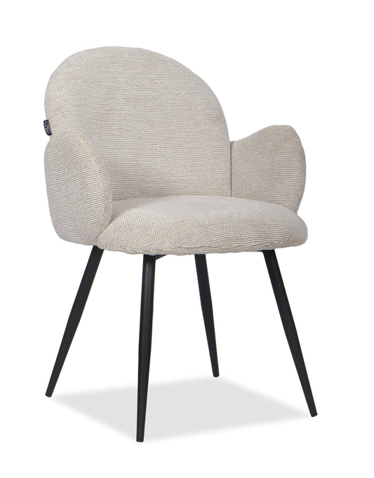 Chaise en tissu anti tache, 64x60xH84CM - EDEN