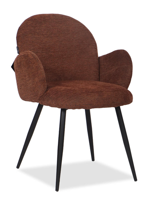 Chaise en tissu anti tache, 64x60xH84CM - EDEN