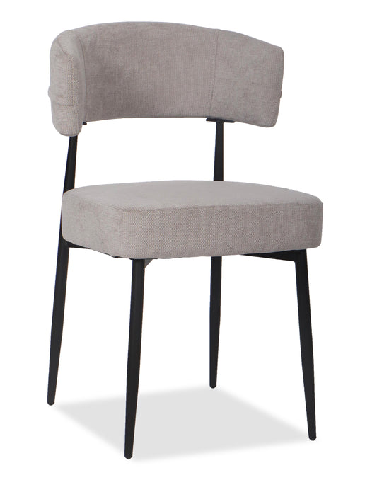 Chaise en tissu anti tache, 53x51xH83CM - YAARA