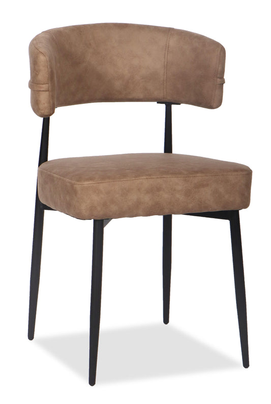 Chaise en tissu anti tache, 53x51xH83CM - YAARA