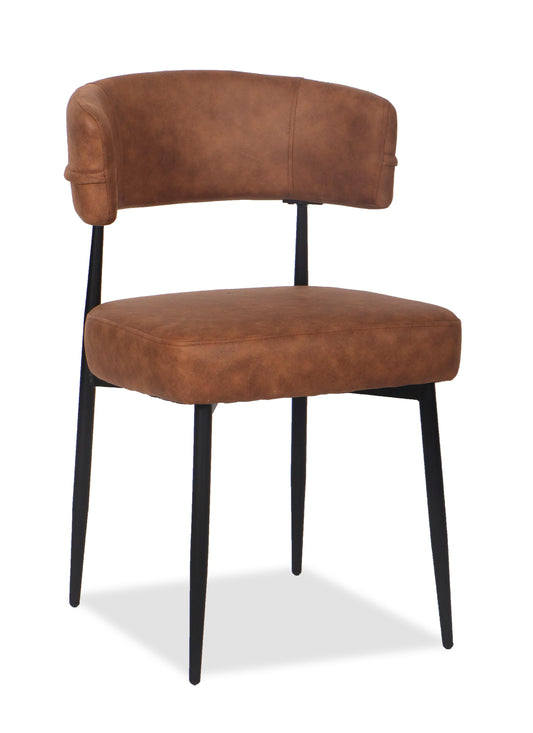Chaise en tissu anti tache, 53x51xH83CM - YAARA