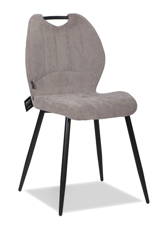 Chaise en tissu anti tache, 55x48xH85CM - YAEL