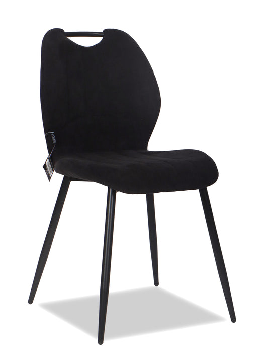 Chaise en tissu anti tache, 55x48xH85CM - YAEL