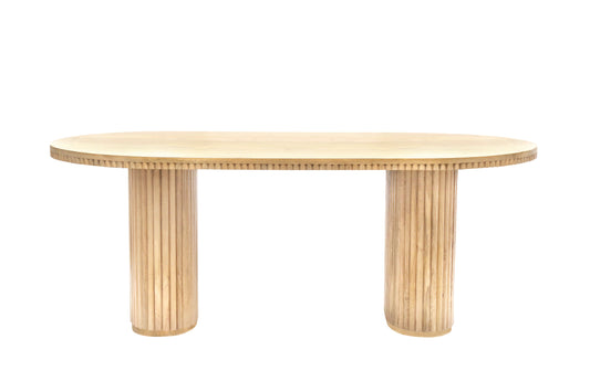 Table à manger en bois de manguier, H76CM - PEGGY