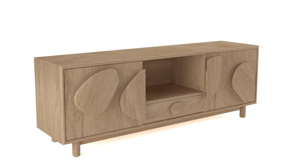Meuble TV en bois de manguier, H55CM - RUBY