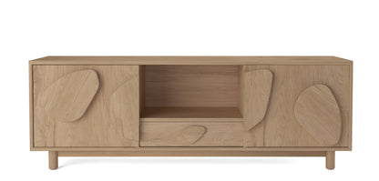 Meuble TV en bois de manguier, H55CM - RUBY