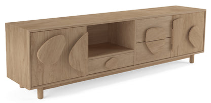 Meuble TV en bois de manguier, H55CM - RUBY