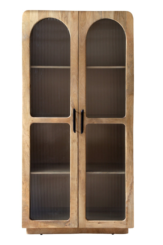 Vaisselier en bois de manguier, 90x40xH180CM - JUNO