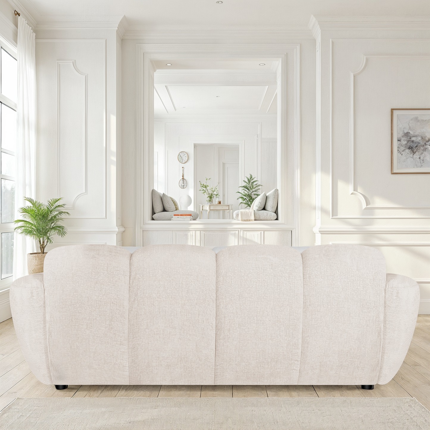 Canapé / fauteuil en tissu anti tache - LILO