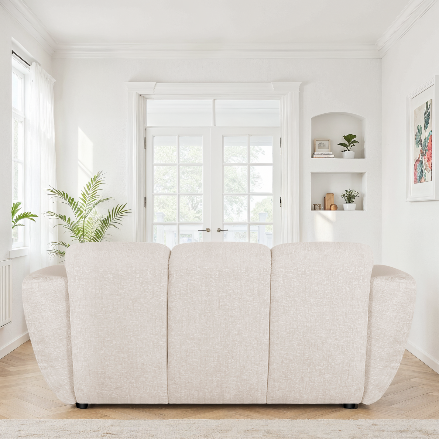 Canapé / fauteuil en tissu anti tache - LILO