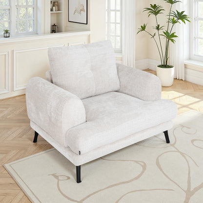 Canapé / fauteuil en tissu anti tache, H89CM - FUJI