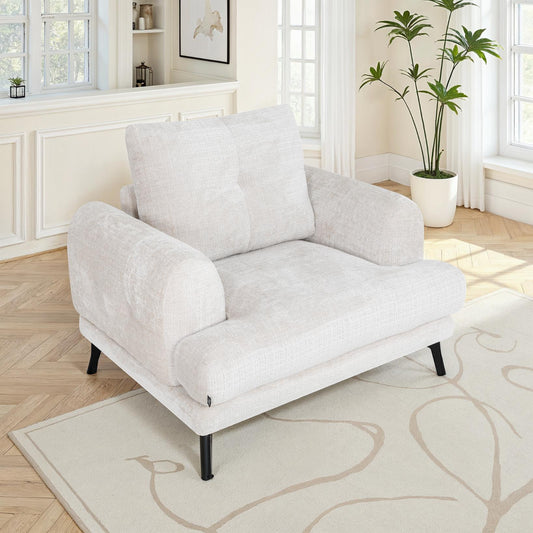 Canapé / fauteuil en tissu anti tache, H89CM - FUJI