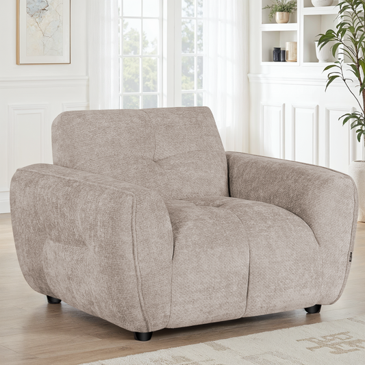 Canapé / fauteuil en tissu anti tache - SOLENE