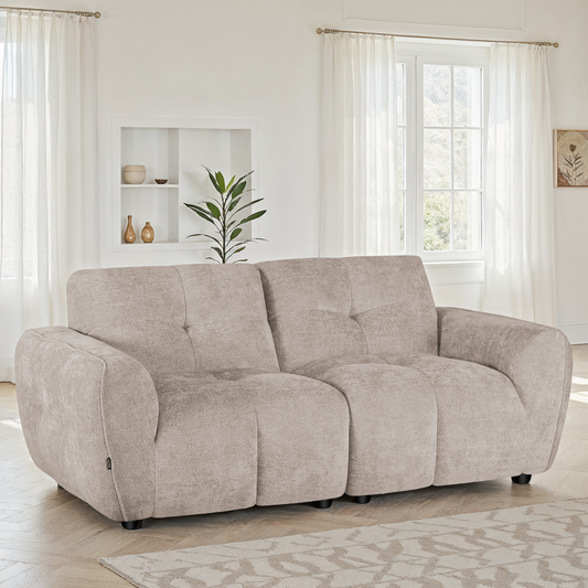 Canapé / fauteuil en tissu anti tache - SOLENE