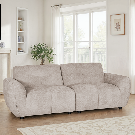 Canapé / fauteuil en tissu anti tache - SOLENE