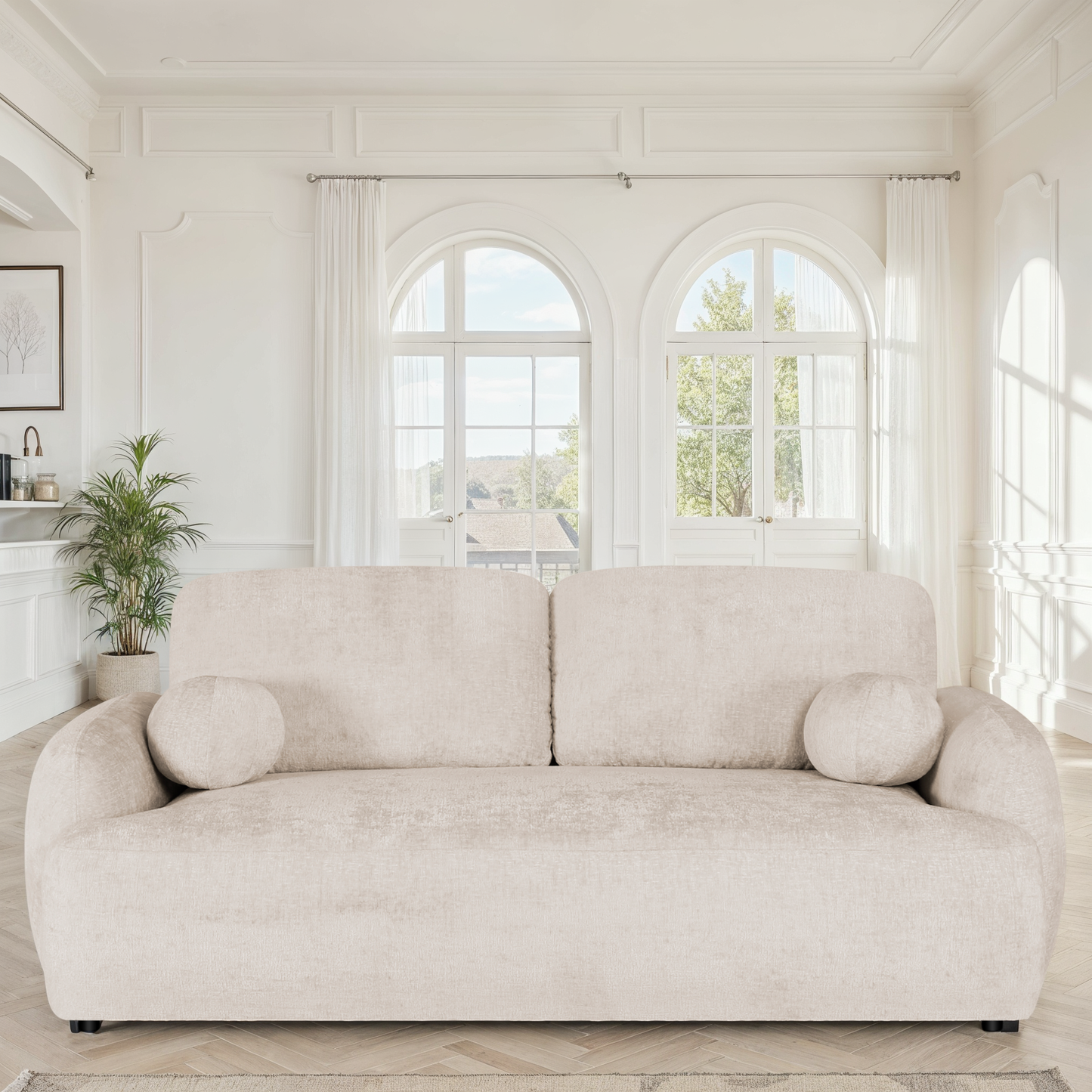 Canapé / fauteuil en tissu anti tache - HARMONIE