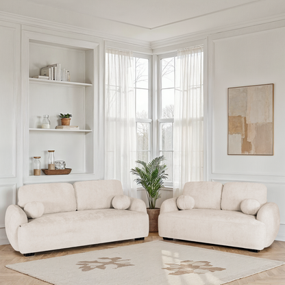 Canapé / fauteuil en tissu anti tache - HARMONIE