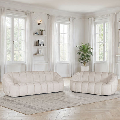 Canapé / fauteuil en tissu anti tache, H79CM - CLOUD