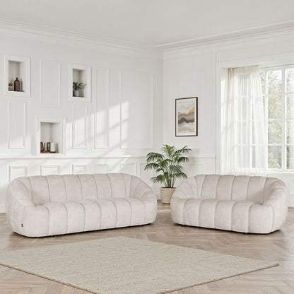 Canapé / fauteuil en tissu anti tache, H79CM - CLOUD