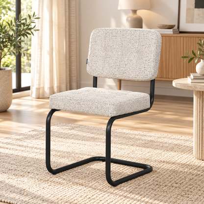 Chaise en tissu, 45x52.5xH82CM - GINA