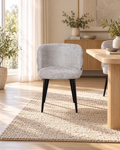 Chaise en tissu, 60x63xH77CM - NAYA