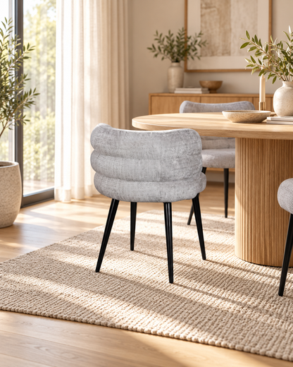 Chaise en tissu, 60x63xH77CM - NAYA