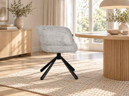 Chaise en tissu, 64x61xH73,5CM - MILA