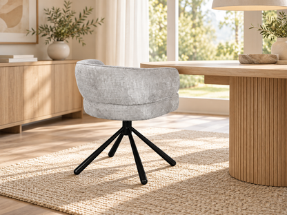 Chaise en tissu, 64x61xH73,5CM - MILA