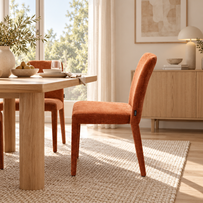 Chaise en tissu anti tache, 61,5x47xH84,5CM - DOVI