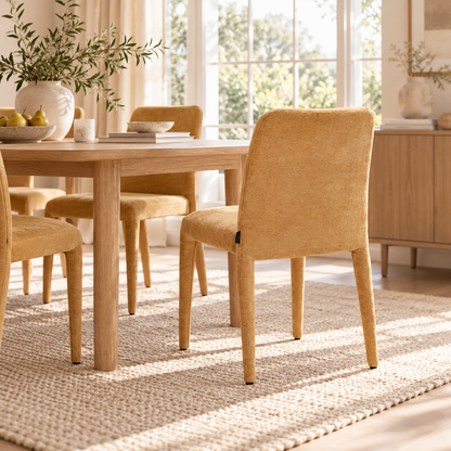 Chaise en tissu anti tache, 61,5x47xH84,5CM - DOVI