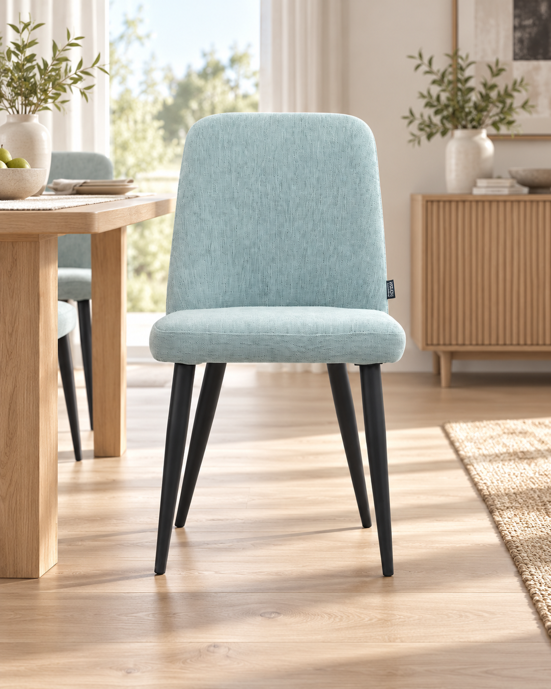 ROMA Chaise en tissu, 57x45xH85CM