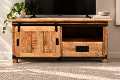 Meuble TV en bois de manguier - RIGA