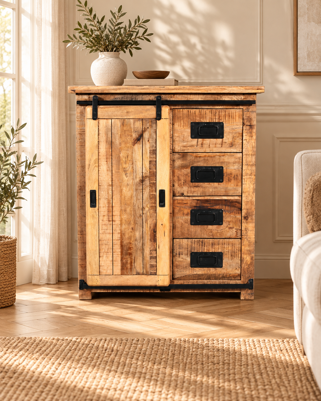 Buffet en bois de manguier - RIGA