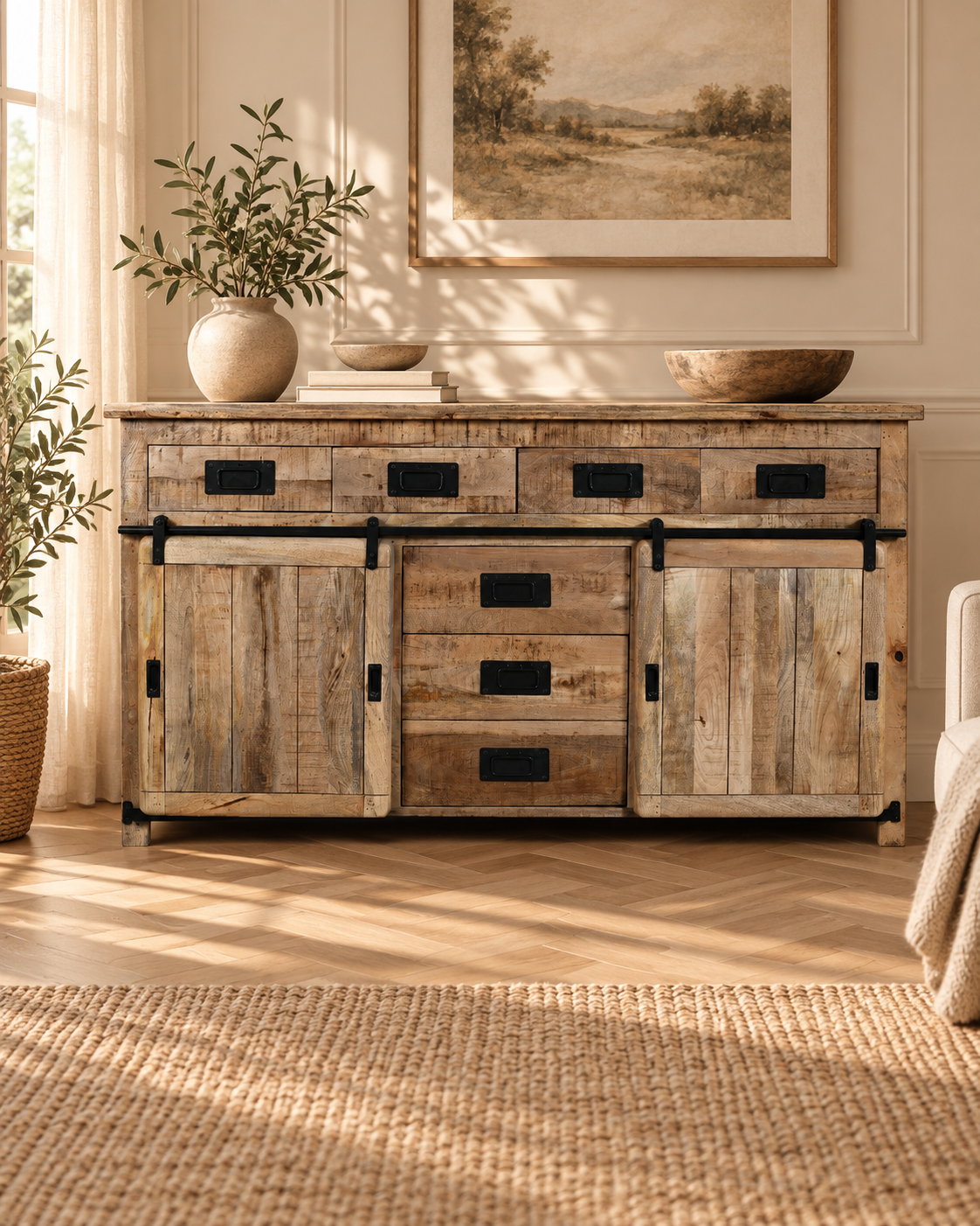 Buffet en bois de manguier - RIGA