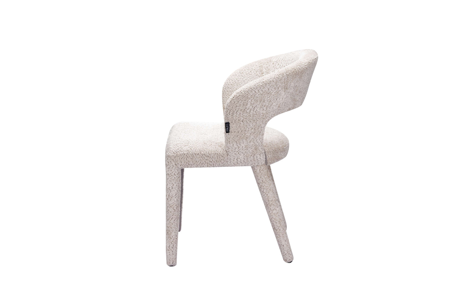 Chaise en tissu anti tache, 60x55xH81CM - TOVI