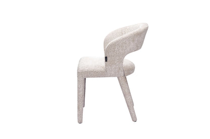 Chaise en tissu anti tache, 60x55xH81CM - TOVI