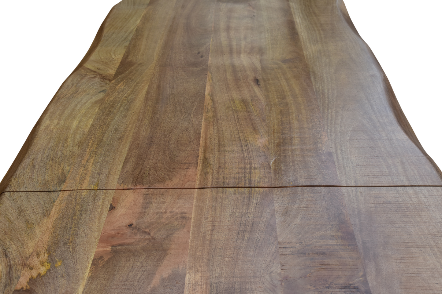 Table à manger extensible avec plateau en bois de manguier - ELVINA