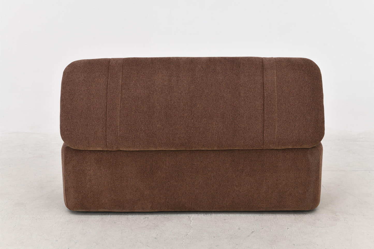 Banc de dressing pouf en tissu anti tache, 123x46xH45CM Emilio