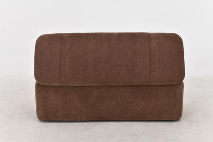 Banc de dressing pouf en tissu anti tache, 123x46xH45CM Emilio