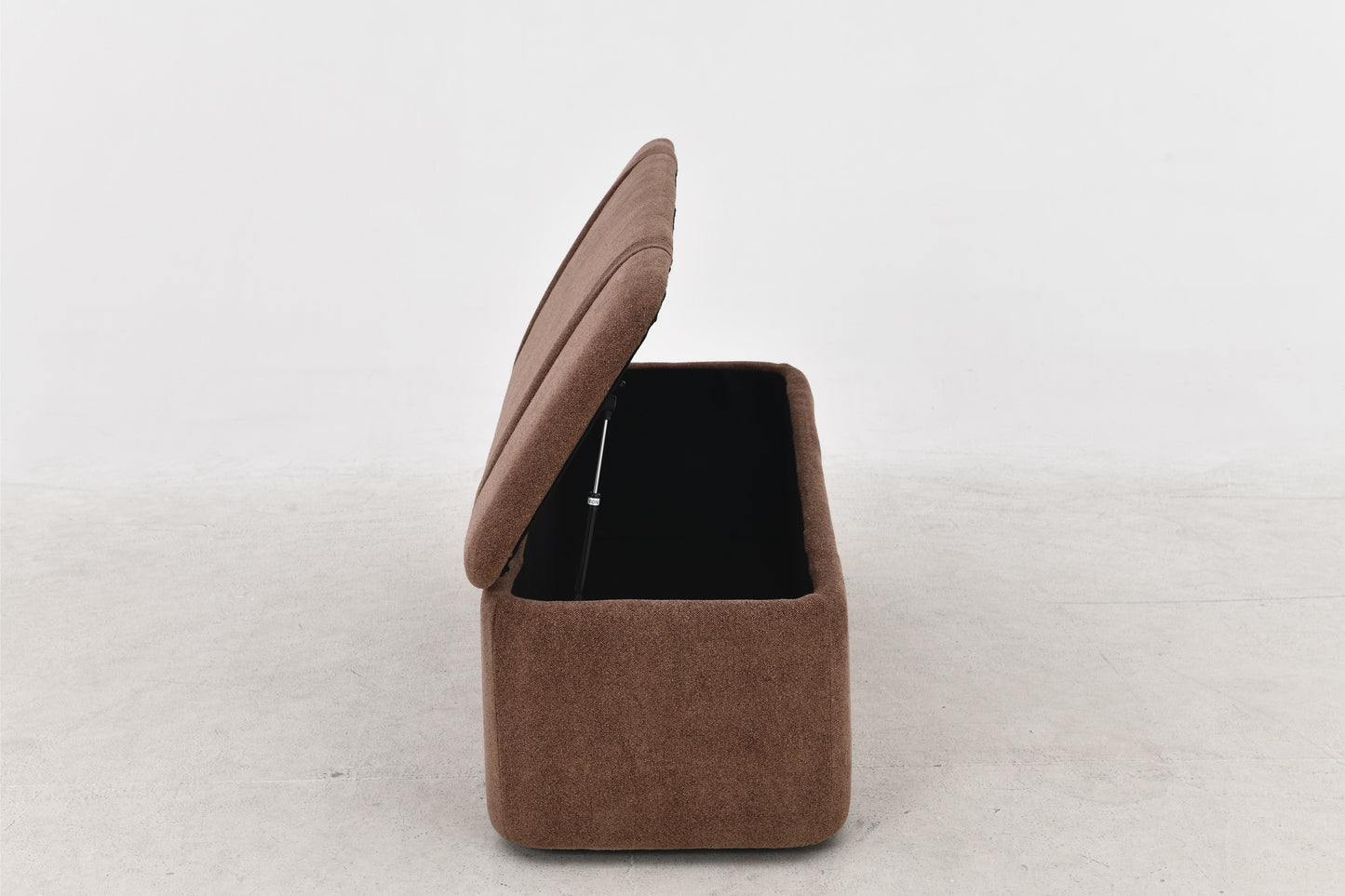Banc de dressing pouf en tissu anti tache, 123x46xH45CM Emilio
