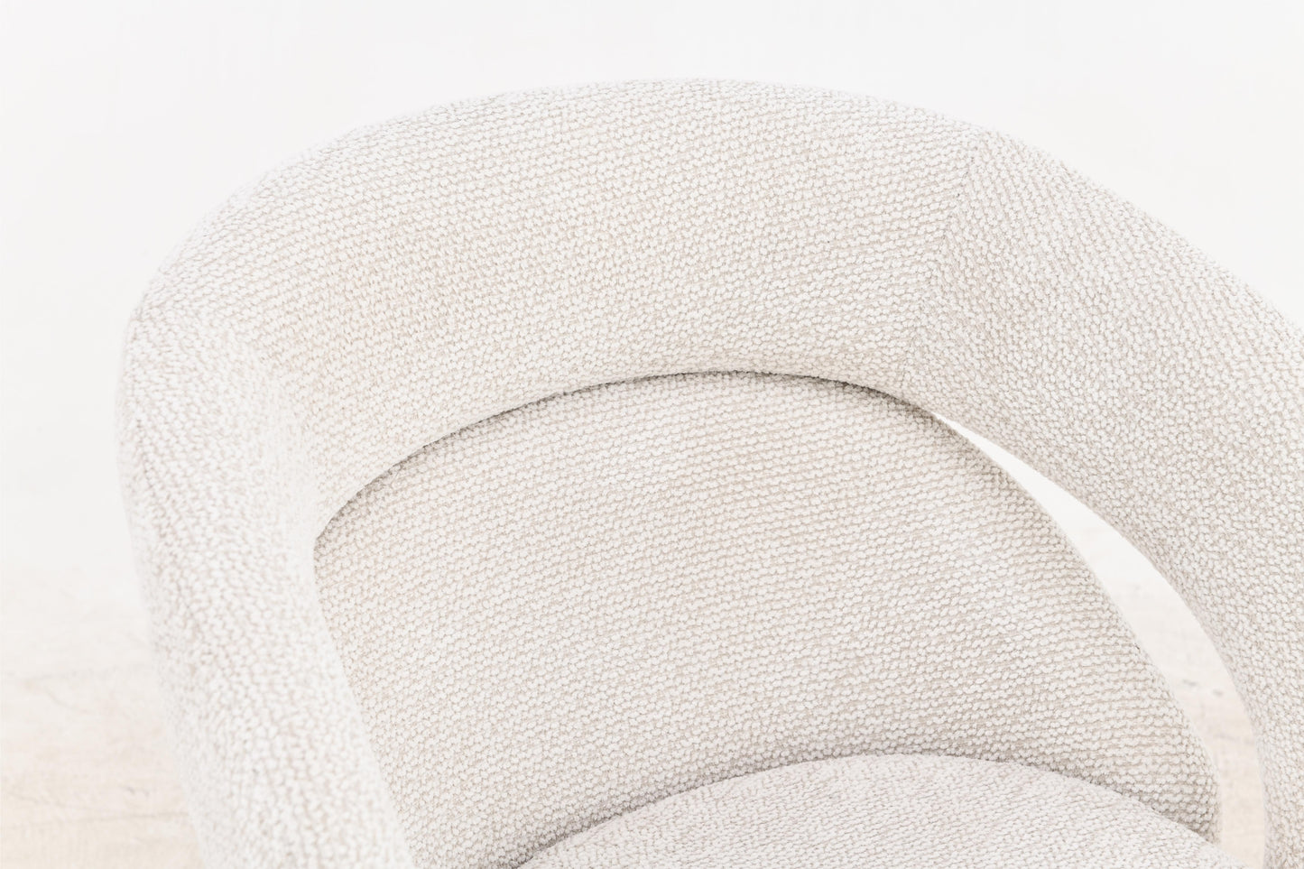 Chaise en tissu anti tache, 60,5x62,5xH82,5CM - CELINE