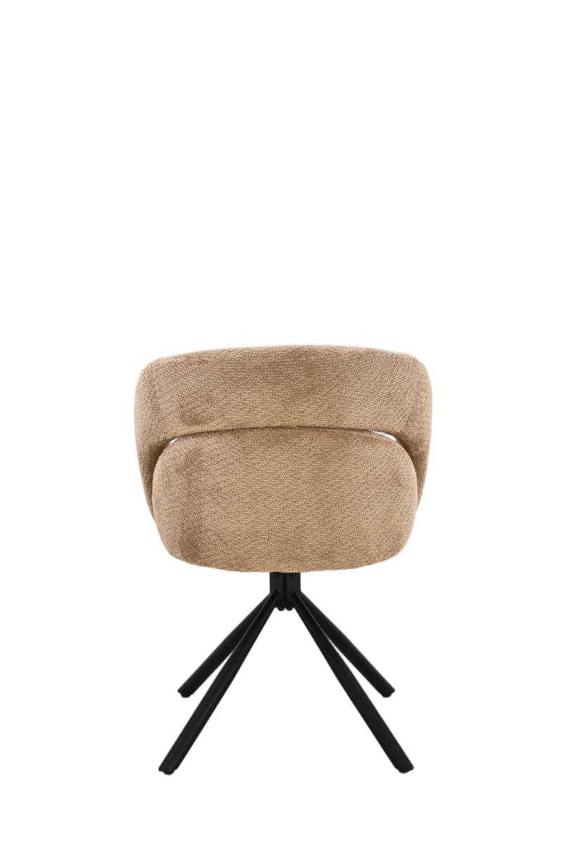 Chaise en tissu anti tache, 60,5x62,5xH82,5CM - CELINE