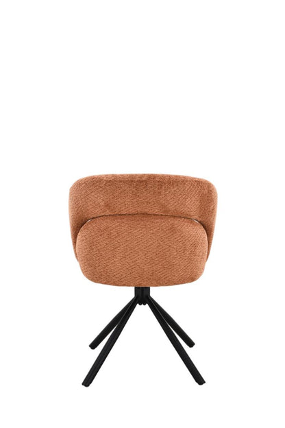 Chaise en tissu anti tache, 60,5x62,5xH82,5CM - CELINE