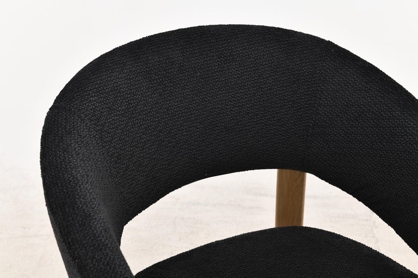 Chaise en tissu anti tache, 57x61xH79,5CM - ALESSIA