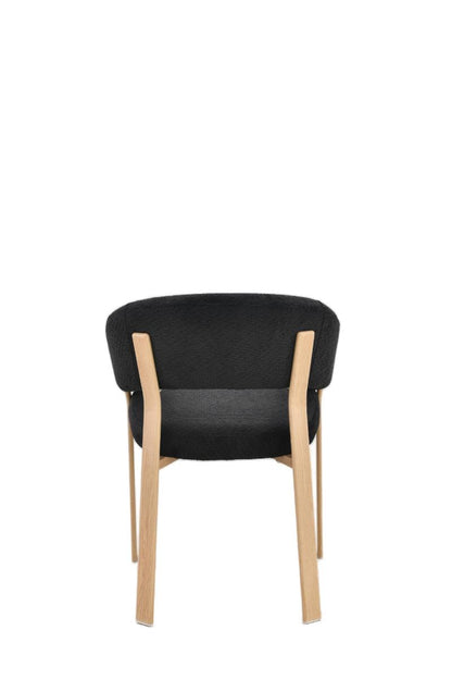 Chaise en tissu anti tache, 57x61xH79,5CM - ALESSIA