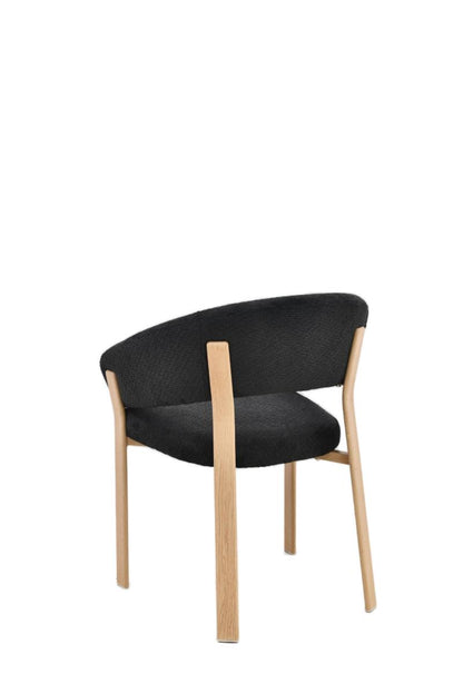 Chaise en tissu anti tache, 57x61xH79,5CM - ALESSIA