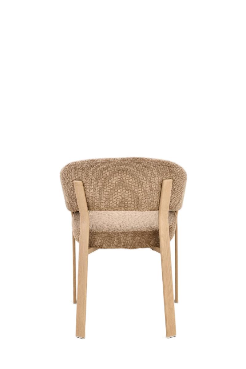 Chaise en tissu anti tache, 57x61xH79,5CM - ALESSIA