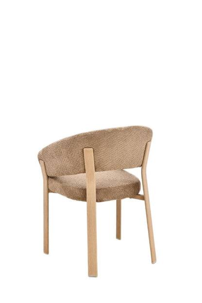 Chaise en tissu anti tache, 57x61xH79,5CM - ALESSIA