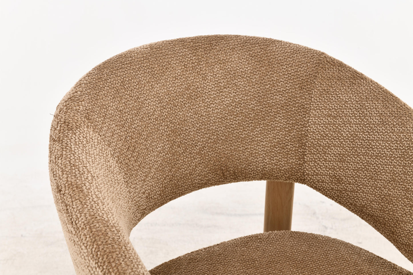 Chaise en tissu anti tache, 57x61xH79,5CM - ALESSIA